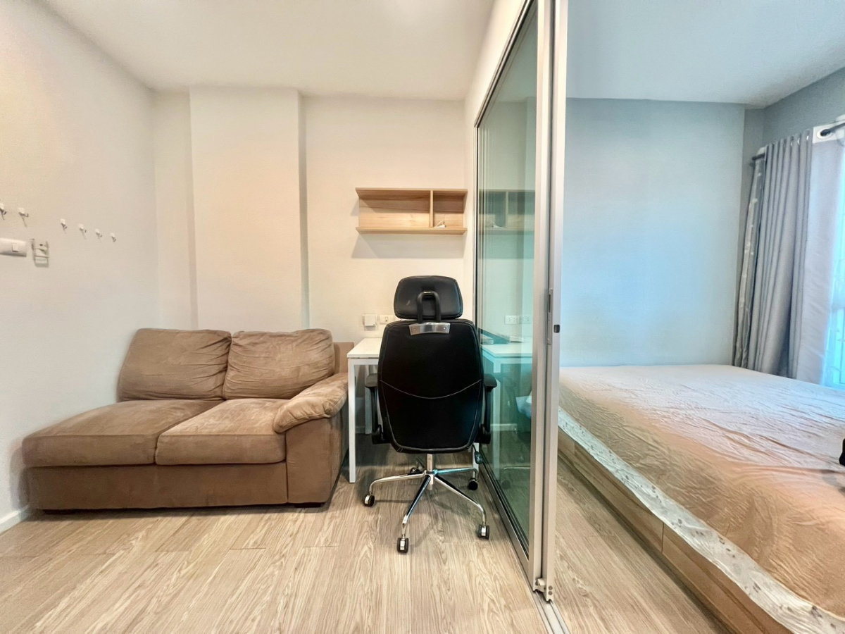 รูป ✅7,500.-/เดือน วิวสระ🏙️Happy condo Donmueang the terminal 📲ติดต่อโทร/ไลน์ 099-289-1569 - รูปที่ 8/12