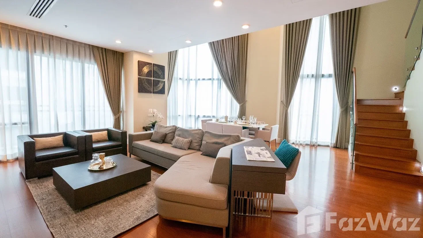 รูป คอนโดให้เช่า 3 ห้องนอน ในโครงการ ไบร์ท สุขุมวิท 24 6777793 - รูปที่ 2/17