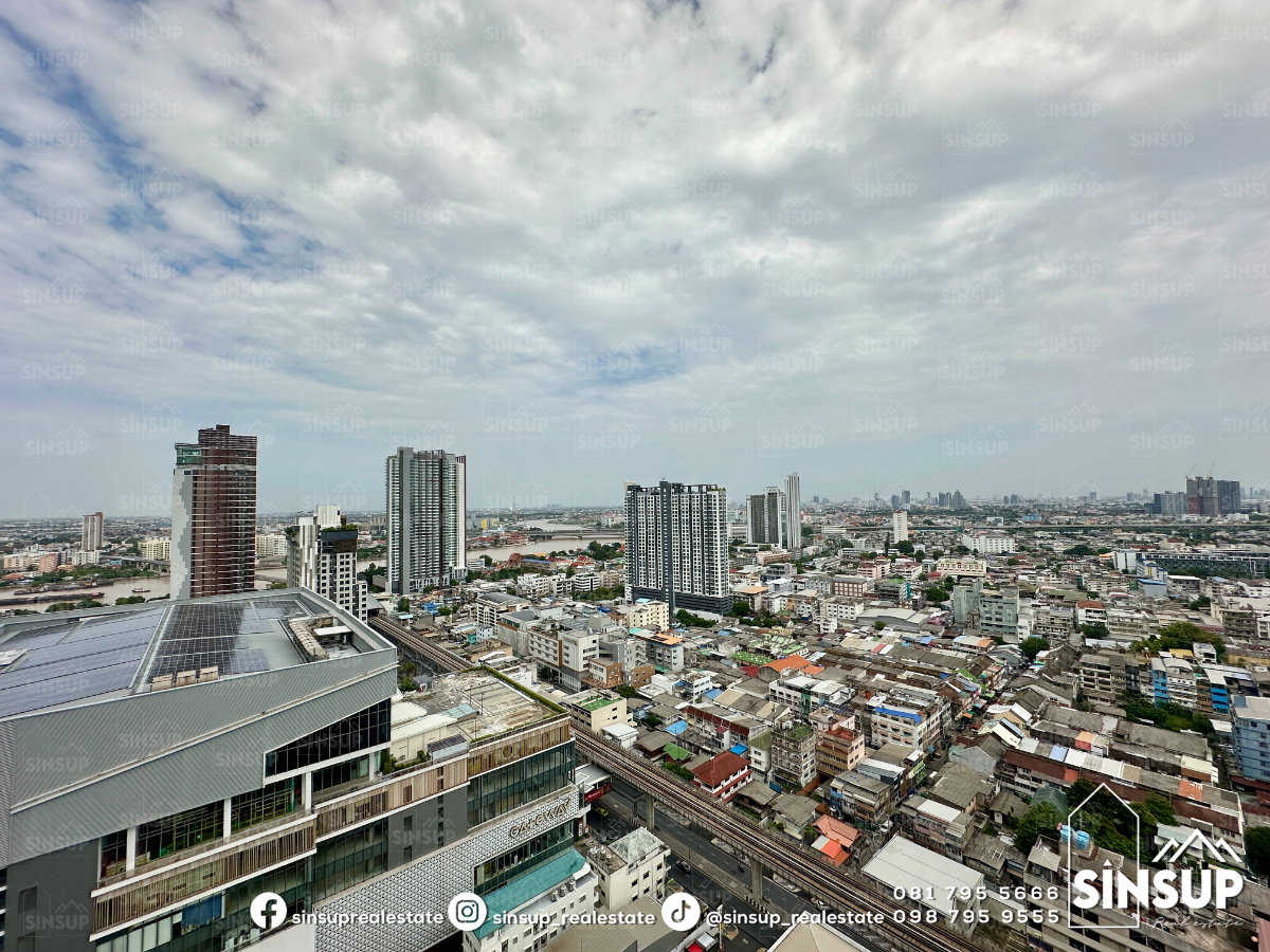 picture 🌈 For Rent 𝐓𝐡𝐞 𝐓𝐫𝐞𝐞 𝐈𝐧𝐭𝐞𝐫𝐜𝐡𝐚𝐧𝐠𝐞 | Studio 30 Sqm. | 30th Floor | 11,000 THB/month - 5/16