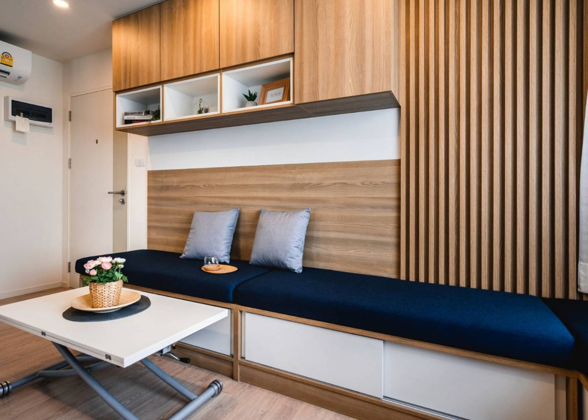 รูป ให้เช่า iCondo Green Space Sukhumvit 77 – Phase 1 ห้องมุม | วิวสระว่ายน้ำ | ชั้น 7 อาคาร A - รูปที่ 3/12