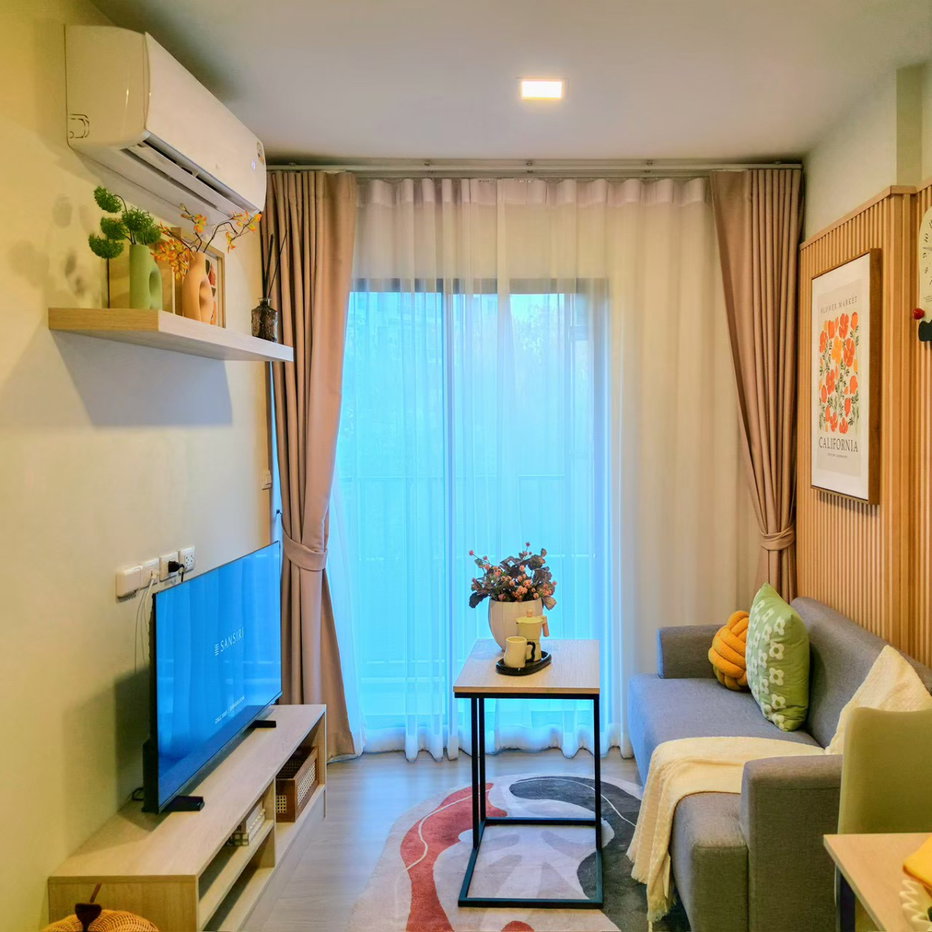 รูป dcondo sense Bangsaen คอนโดพร้อมอยู่จากแสนสิริ ใกล้ ม.บูรพา สะดวกสบายทุกการใช้ชีวิต Fully Furnished เริ่ม 1.89 ลบ. โทร 093-1681685 Line: @wsrcondo - รูปที่ 9/13