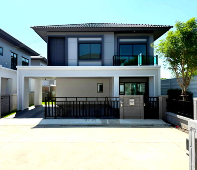 Houses for sale Thai Polymer Textile  : #HHR135 For Sale: 2-Storey Detached House, 4 Bedrooms, 4 Bathrooms 📍 Bangna-Trad km.18