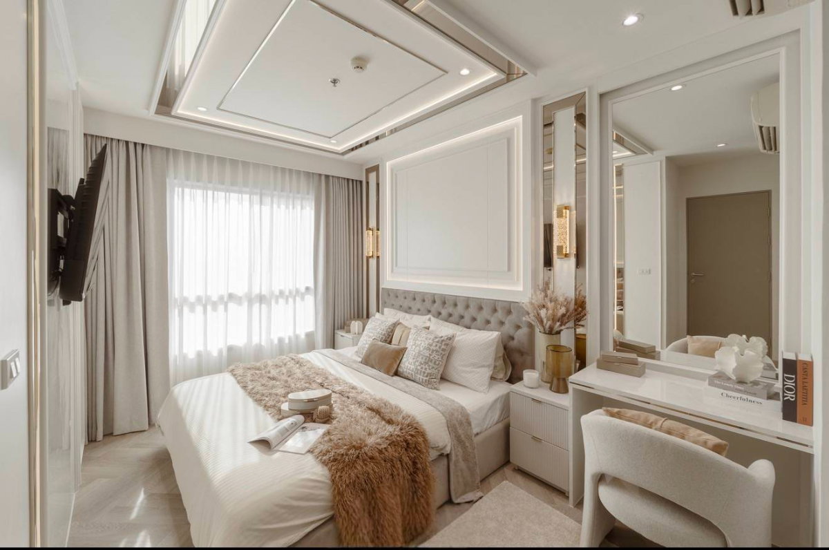 รูป ให้เช่าคอนโด ไลฟ์ รัชดภิเษก ราคาเพียง 45,000 บาท/เดือน ตกแต่งสไตล์ Luxury - รูปที่ 4/10