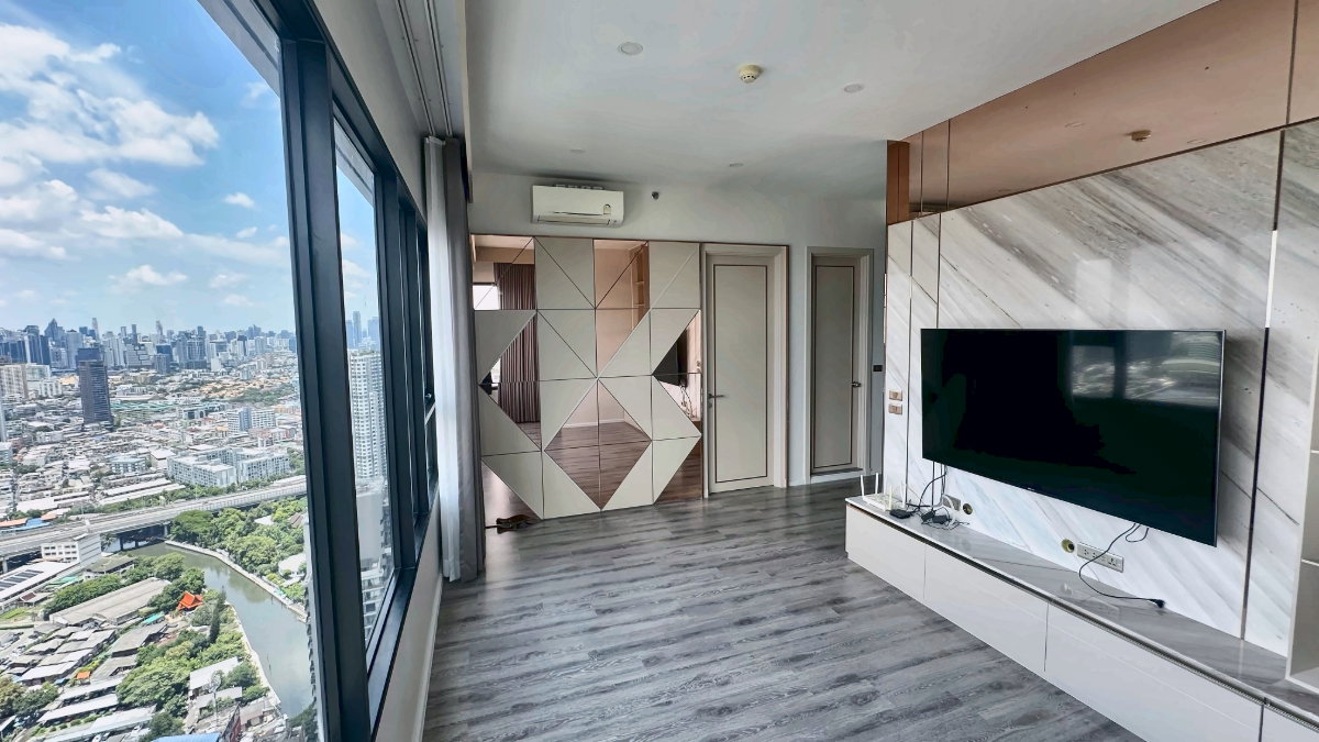 รูป เจ้าของขาย KnightsBridge Prime On Nut ปากซอยสุขุมวิท 77 ห้องมุมชั้น 45 วิวแม่น้ำ 55 ตร.ม. 2 นอน 2 น้ำ - รูปที่ 2/14