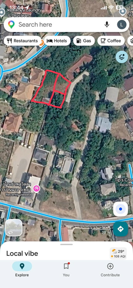 รูป [ขายเหมารวมเจ้าของขายเอง] ที่ดินแปลงใหญ่ มีน้ำ-ไฟพร้อม ทำเลพลา-บ้านฉาง ระยองเนื้อที่รวม 2 งาน 63.7 ตารางวา (3 แปลงติดกันเป็นผืนเดียว) - รูปที่ 1/3