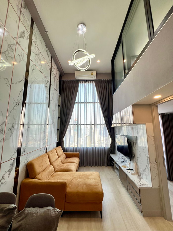 รูป 🏙 [For Rent] **ห้องว่างพร้อมชม** ปล่อยเช่าคอนโด Duplex ไนท์บริดจ์ ไพร์ม สาทร  (Knights Bridge Prime Sathorn)  ใกล้รถไฟฟ้า BTS ช่องนนทรี  แต่งครบ - รูปที่ 3/26