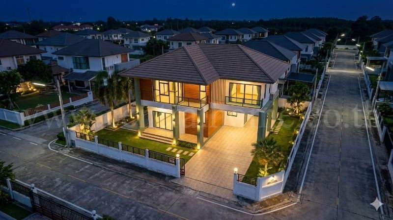 รูป บ้านเดี่ยว นาราวิลล่า บ้านฉาง ถูกสุดและใหญ่สุดในโครงการ - รูปที่ 29/29