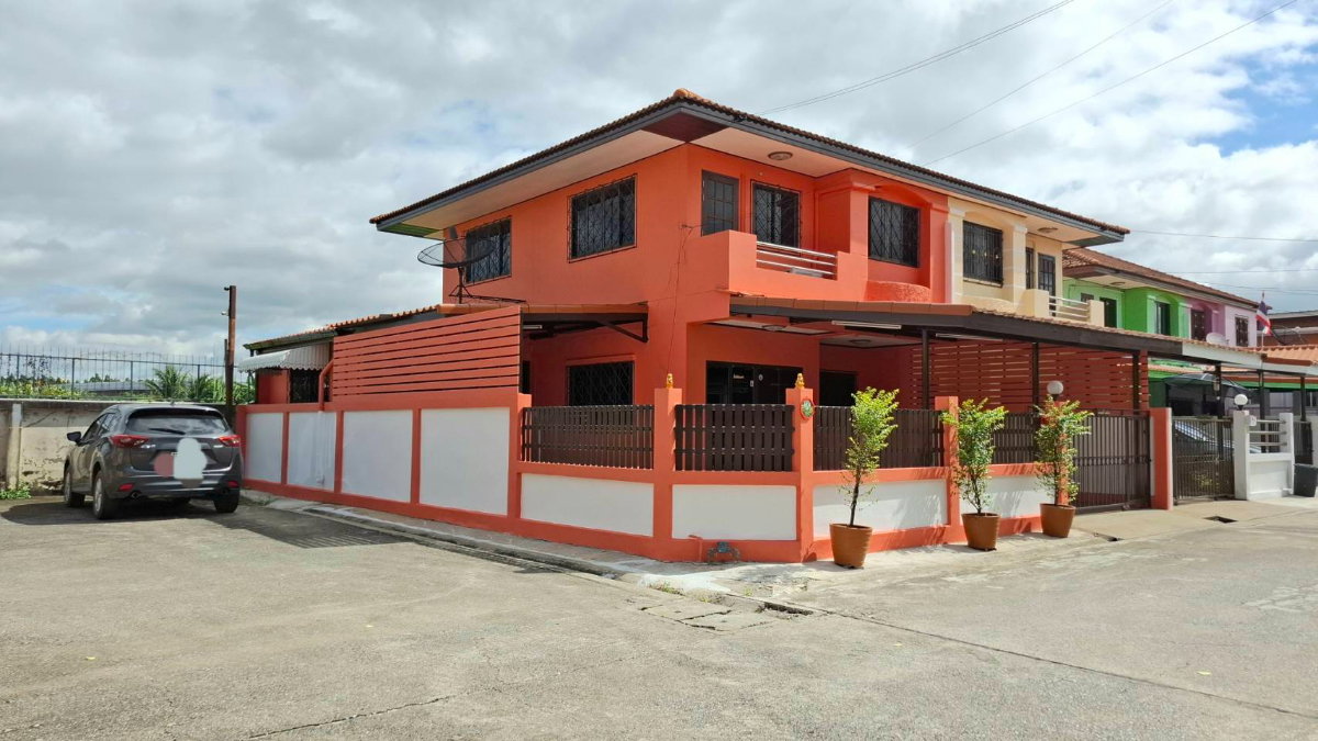 รูป ให้เช่า บ้านแฝด หลังมุม มี 4 ห้องนอน 🚩ม.อุดมทรัพย์ บางกร่าง ซ.28  - รูปที่ 1/15