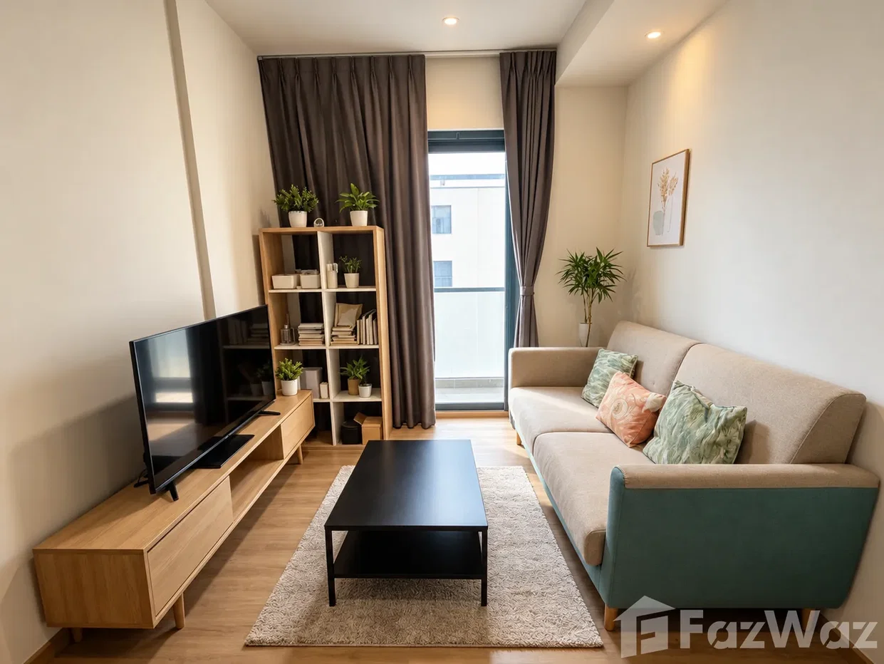 รูป The BASE Sukhumvit 50 ห้อง 1 นอน ชั้นบนสุด วิวเมือง ใกล้ BTS อ่อนนุช 6733718 - รูปที่ 1/5