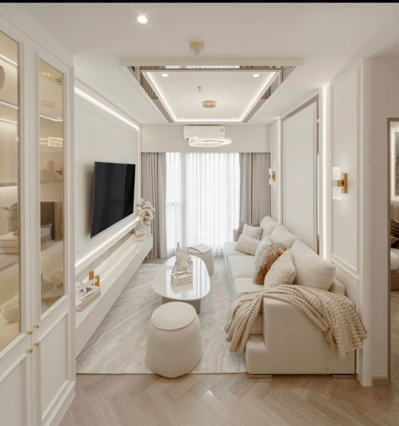 รูป ให้เช่าคอนโด ไลฟ์ รัชดภิเษก ราคาเพียง 45,000 บาท/เดือน ตกแต่งสไตล์ Luxury - รูปที่ 3/10