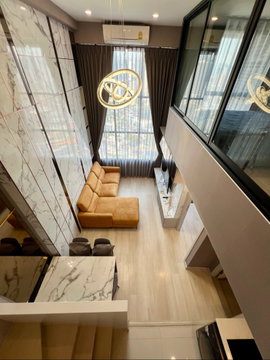 🏙 [For Rent] **ห้องว่างพร้อมชม** ปล่อยเช่าคอนโด Duplex ไนท์บริดจ์ ไพร์ม สาทร  (Knights Bridge Prime Sathorn)  ใกล้รถไฟฟ้า BTS ช่องนนทรี  แต่งครบ