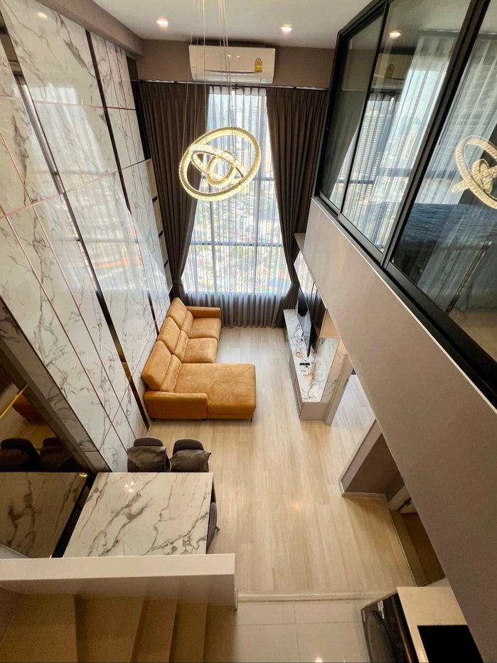รูป 🏙 [For Rent] **ห้องว่างพร้อมชม** ปล่อยเช่าคอนโด Duplex ไนท์บริดจ์ ไพร์ม สาทร  (Knights Bridge Prime Sathorn)  ใกล้รถไฟฟ้า BTS ช่องนนทรี  แต่งครบ - รูปที่ 1/26