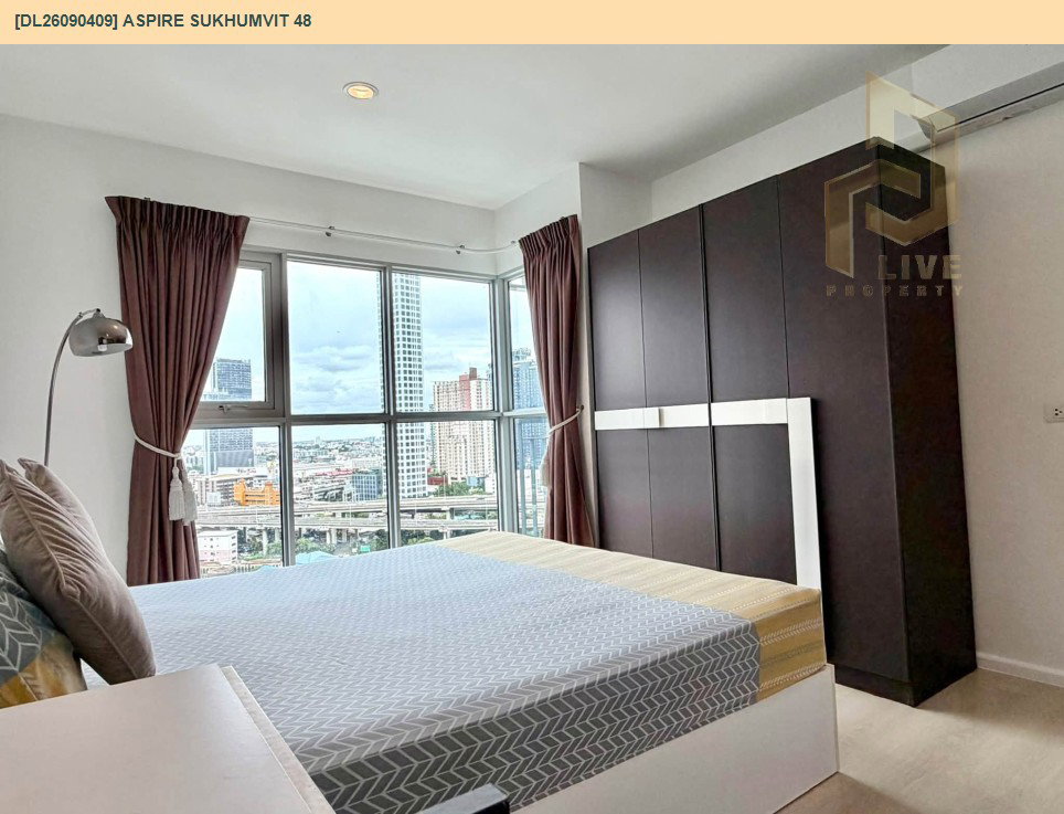 รูป DL26090409 ให้เช่าคอนโด แอสปาย สุขุมวิท 48 (Aspire Sukhumvit 48) ใกล้ BTS พระโขนง พร้อมเข้าอยู่ โทรด่วน 0638692663 LineID @952jdxxk - รูปที่ 5/17