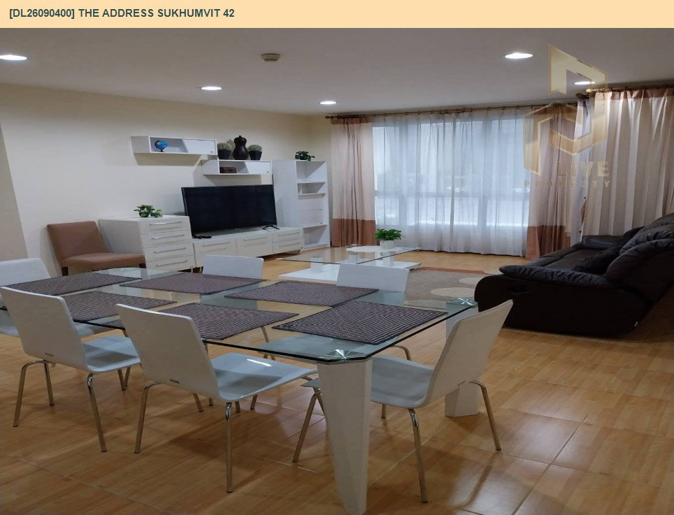 รูป DL26090400 ให้เช่าคอนโด ดิ แอดเดรส สุขุมวิท 42 (The Address Sukhumvit 42) ใกล้ BTS เอกมัย พร้อมเข้าอยู่ โทรด่วน 0638692663 LineID @952jdxxk - รูปที่ 5/13