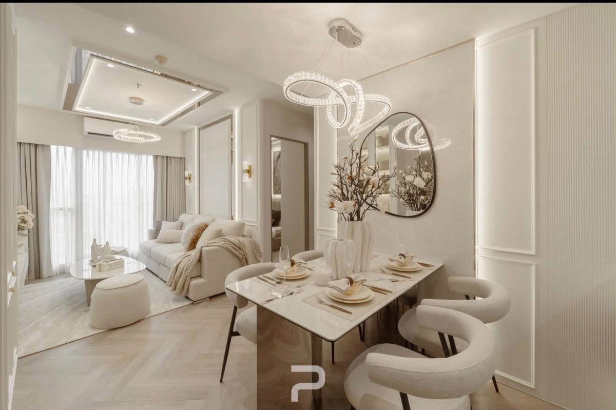 picture 💎2 bedrooms, 2 bathrooms, ready to move in, very beautiful room 😍 Life Ratchadaphisek - 4/7