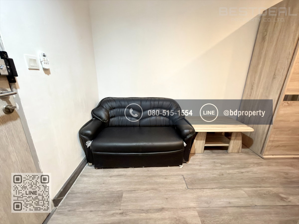 รูป Bestdeal ให้เช่า Studio 22ตรม.ราคา 13,000/เดือนเท่านั้น เฟอร์นิเจอร์และเครื่องใช้ไฟฟ้าครบ “IDEO MOBI RAMA 9” ใกล้MRT และ เซ็นทรัลพระราม 9 เพียง 80 ม. - รูปที่ 7/13