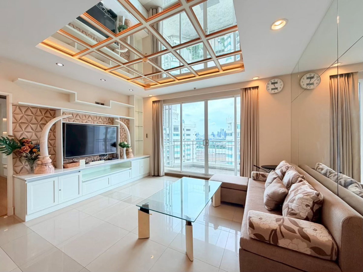 รูป ปล่อยเช่า คอนโด 3 ห้องนอน ตกแต่ง Luxury : Supalai Wellington : ใกล้ MRT ศูนณ์วัฒนธรรม และใกล้ ใกล้จุด ขึ้น-ลง ทางด่วนศรีรัช - รูปที่ 2/19