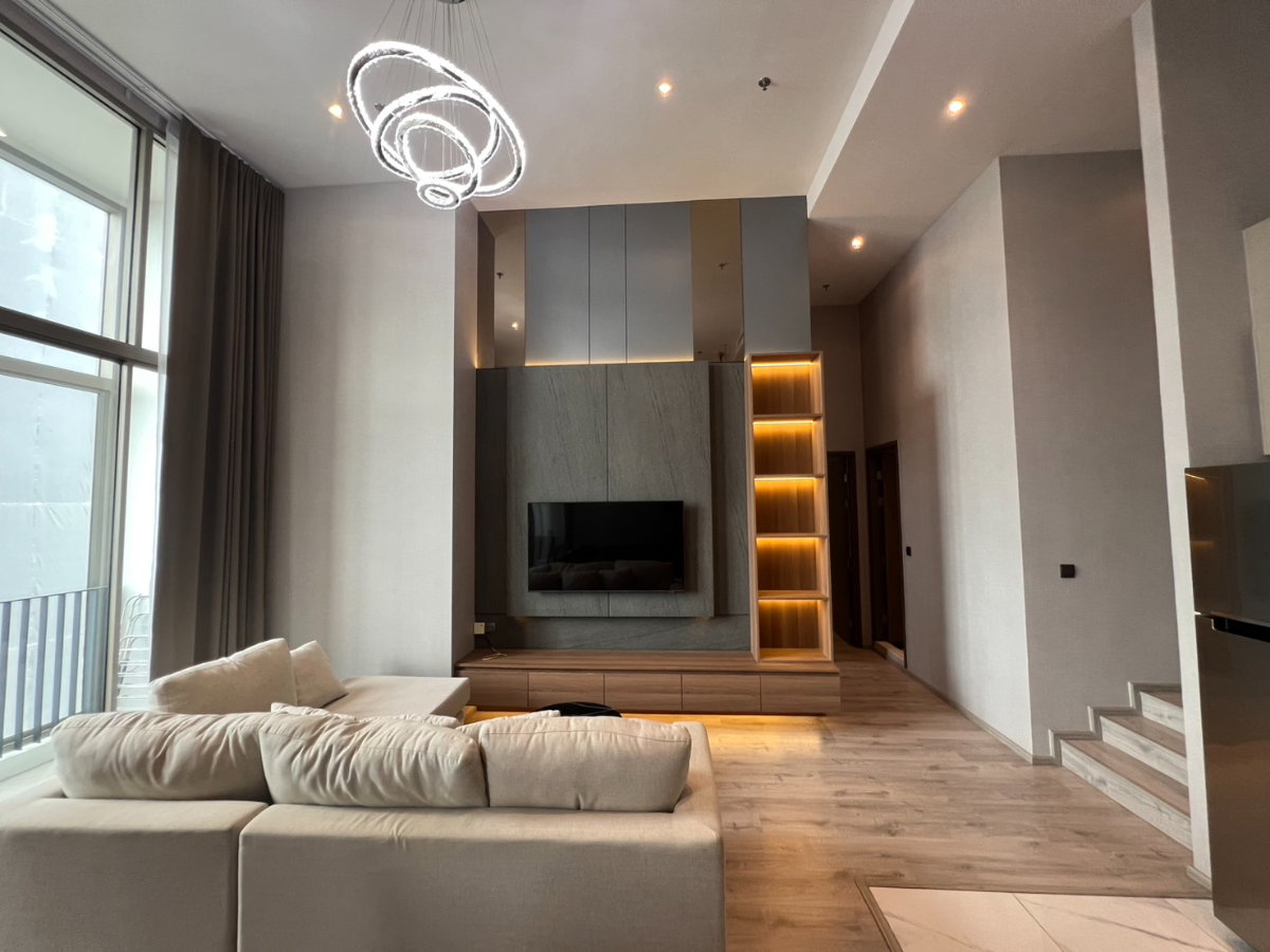 รูป Penthouse 2 bedroom for rent at Rhythm ekkamai estate - รูปที่ 2/8