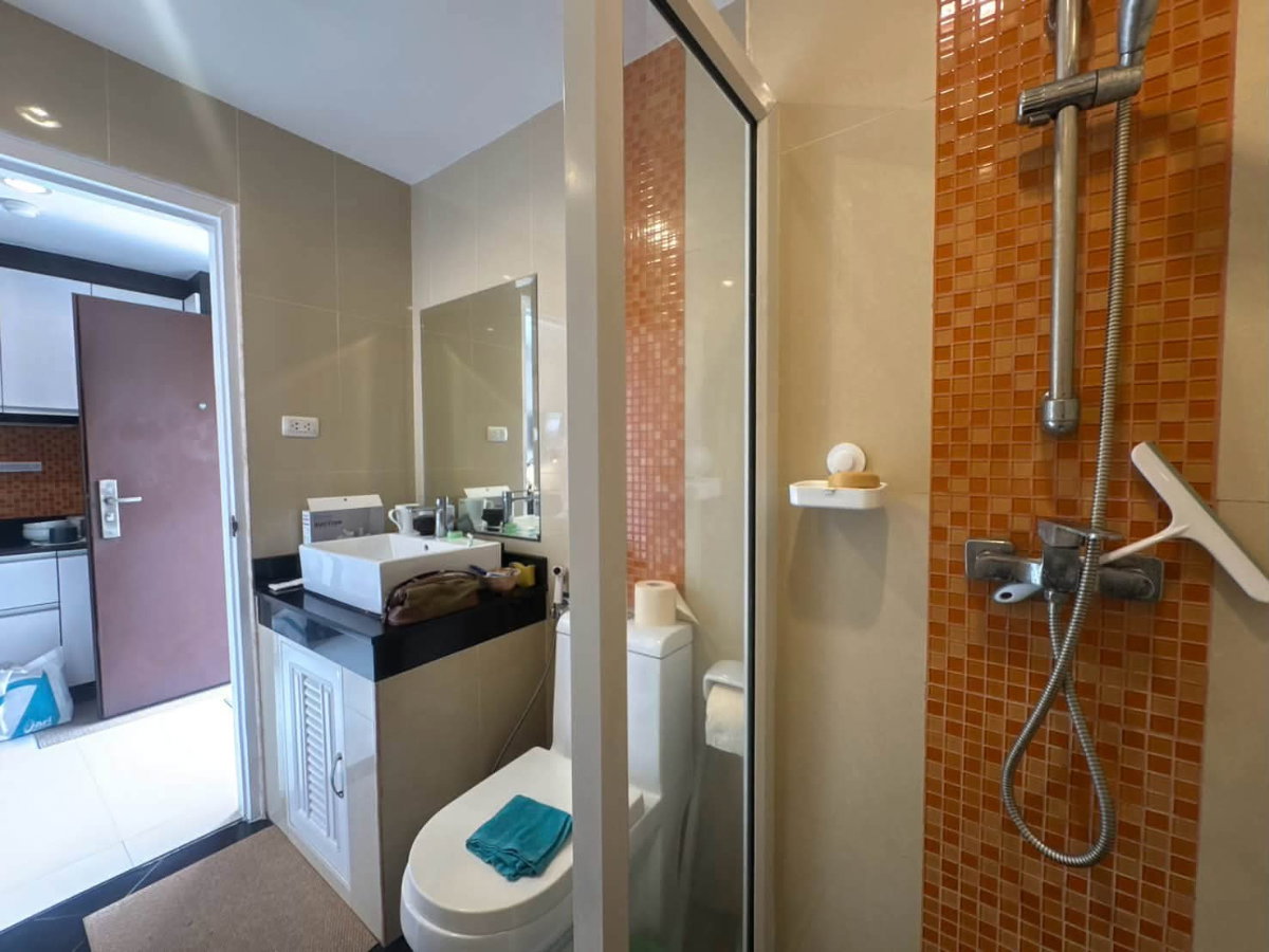 รูป คอนโดบนเขาพระตำหนักราคาถูก 1.1ล้านบาท ขนาด37.4ตร.ม วิวสระ โควต้าต่างชาติ - รูปที่ 8/15
