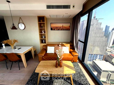 คอนโดให้เช่า : คอนโด 2 ห้องนอน ชั้น 31 Ashton Chula Silom ใกล้ MRT สามย่าน 100 ม. (ID 825589)