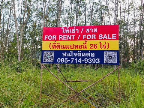 ขายที่ดินแปลงสวย !!! เนื้อที่ 26 ไร่ ต.หนองอิรุณ อ.บ้านบึง จ.ชลบุรี