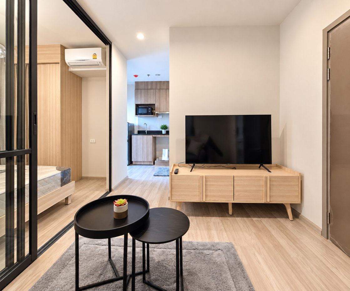 รูป New Update✨️ Ideo Mobi Sukhumvit Eastpoint ✅️ 13,000 บาท / เดือน (รวมส่วนกลาง) 🛏️ 1 ห้องนอน 🛁 1 ห้องน้ำ 🍽 1 ครัวปิด📍ขนาดห้อง 28ตารางเมตร 📍 - รูปที่ 3/8