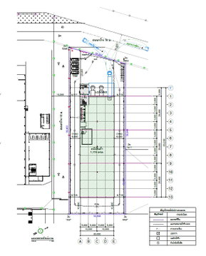 ให้เช่าโกดังเก็บสินค้า/โรงงาน 1,275 ตรม. (ผังสีม่วง)