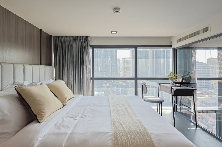 picture Pet Allowed Condo close to BTS Ratchathewi 300 Mater for rent Conner Ratchathewi - 7/8