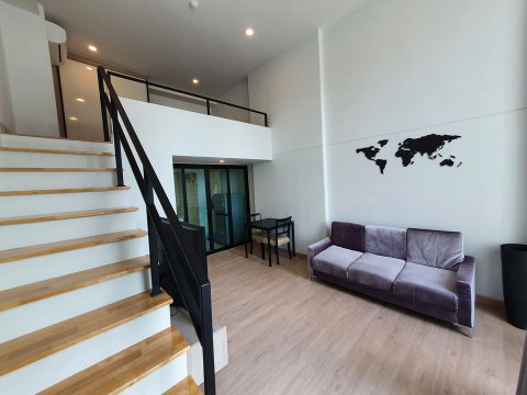 (ว่าง1ตุลาคม69)ให้เช่าKnightbridge Tiwanon - Duplex 41ตรม. ชั้น16 - Line:@hac55