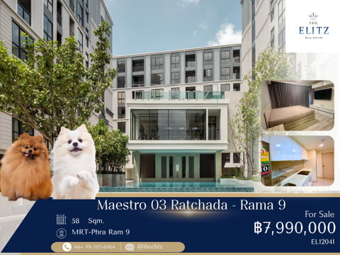 ✨ The Only Pet-Friendly Condo in Rama 9 - Low-Rise Urban Sanctuary & Perfect for Animal Lovers ✨