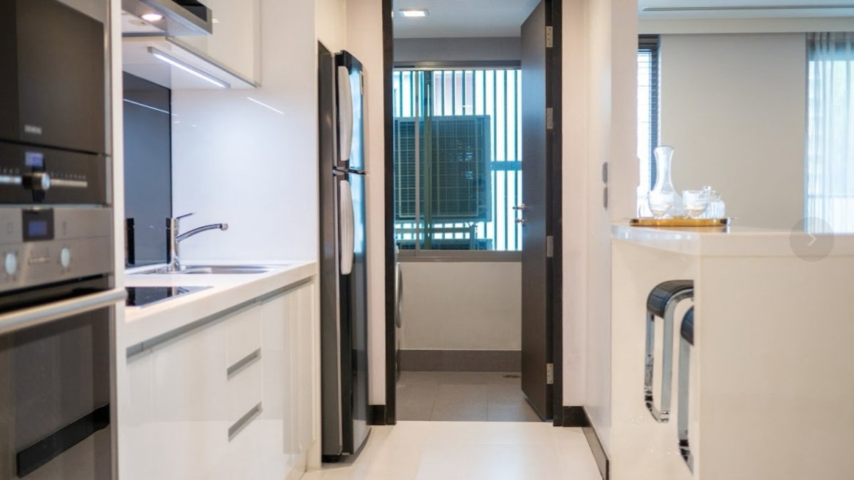 รูป LTH16194 - Spacious Apartment FOR RENT The KLASSE Residence Asoke | 105 sq.m. | 2 Beds 2 Baths | BTS Asoke | 73K - รูปที่ 2/6