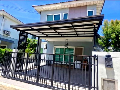 บ้านแฝด นนทบุรี : ขายบ้านใกล้ ม.มหิดล พื้นที่ 38 ตร.ว.