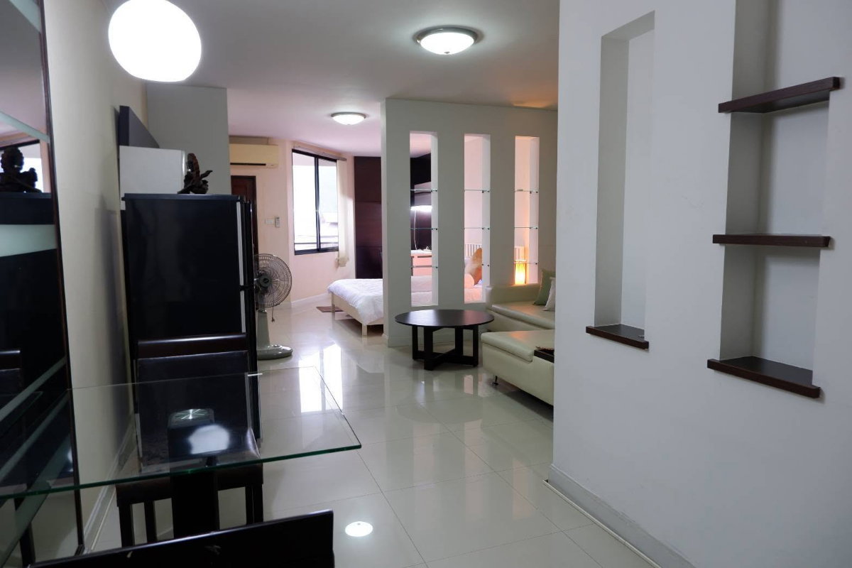 รูป POS คอนโด เดอะ ทรีโอ้ (The Trio Condo) ห้องใหญ่กว้างมาก วิวมองเห็นดอยสุเทพ กั้นห้องเป็นสัดส่วน เฟอร์นิเจอร์ครบ (โทร/ไลน์ 088-5986998) - รูปที่ 6/14