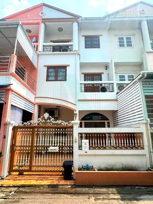 Townhouses for sale Thonburi Vocational College : 📌 For Sell Town house SIKHARIN VILLA 3-story 4 bedroom 3 bathroom