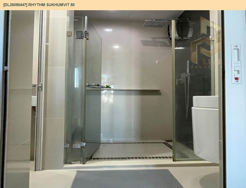 รูป DL26090447 ให้เช่าคอนโด ริทึ่ม สุขุมวิท 50 (Rhythm Sukhumvit 50) ใกล้ BTS อ่อนนุช พร้อมเข้าอยู่ โทรด่วน 0653619502 LineID @952jdxxk - รูปที่ 7/8