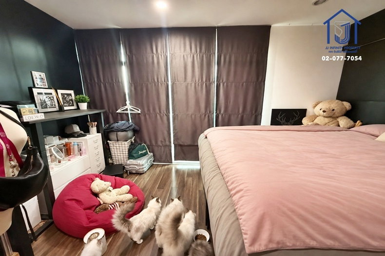 รูป ขายทาวน์โฮม 2ชั้น พฤกษาทาวน์ พรีเว่ รามอินทรา 117 ถนนเจริญพัฒนา ใกล้รถไฟฟ้า หลังมุม - รูปที่ 8/12