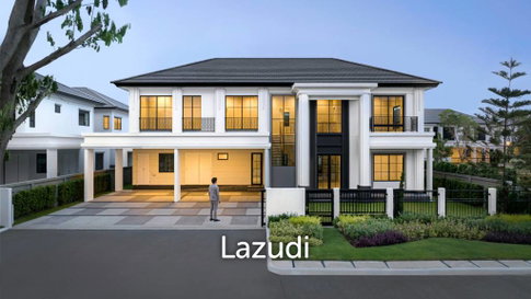 บ้านเดี่ยว 204 ตร.ม. พร้อมสวนส่วนตัว ราชาเทวะ บางพลี