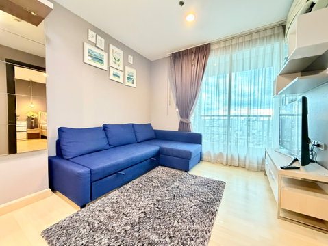 For Rent❗️"𝐑𝐇𝐘𝐓𝐇- 𝐑𝐚𝐭𝐜𝐡𝐚𝐝𝐚" 1 Bed 1 Bath Size 46 Sq.m. Near MRT-Ratchadapisek
