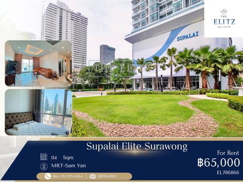 âĻRare 3-Bedroom Unit | Best Panoramic View in the Building | Prime Surawong CBD LocationâĻ
