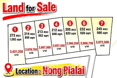 Land for sale Bang Lamung Chonburi : Land For Sale In Nong Pla Lai, Pattaya, Chon Buri (ID 3315865)