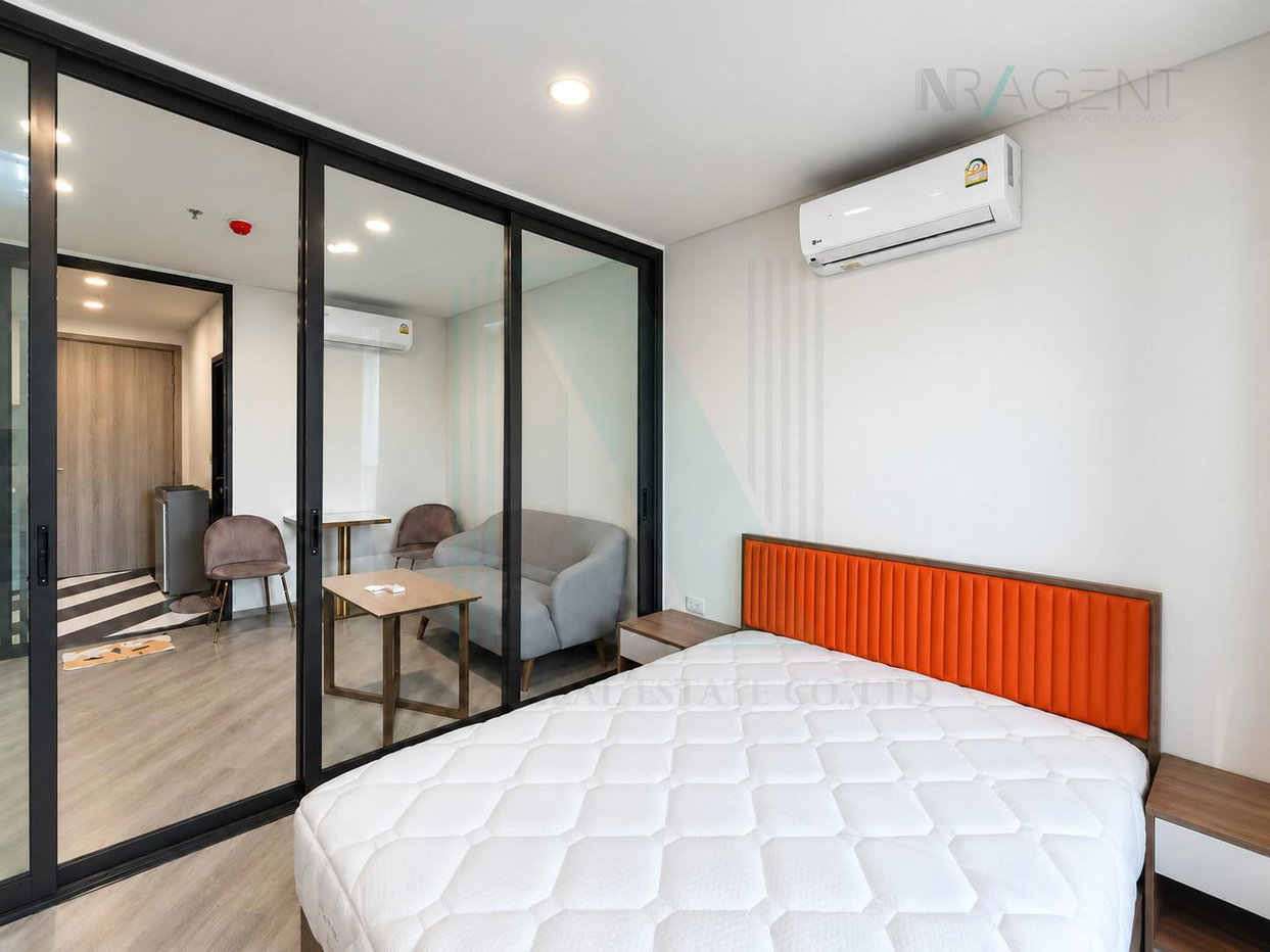 รูป ให้เช่าคอนโด เดอะ เบส สะพานใหม่ อาคาร - ชั้น 13 1 ห้องนอน ขนาด 33.94 ตรม ใกล้ Big C สะพานใหม่ - รูปที่ 1/8