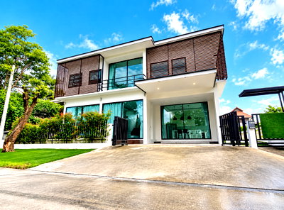เช่าบ้านเดี่ยว เชียงใหม่ : 🏡✨ Pool Villa 2 ชั้น สไตล์ Modern ให้เช่า ทำเลแม่เหียะ เชียงใหม่ | 3 ห้องนอน | สระว่ายน้ำส่วนตัว ✨🏡  #A8-V0060