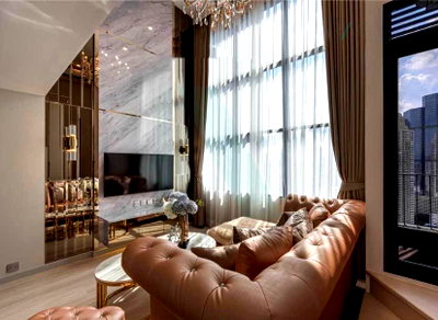 Condos for sale : For Sell Condo KNIGHTSBRIDGE PRIME SATHORN Building 1, Floor 33,Duplex, Room size 37 sqm