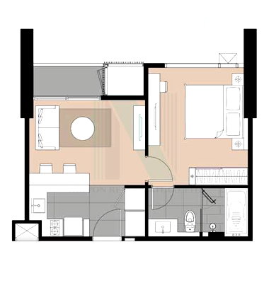 Condos for sale : 📌 For Sell Condo LAVIQ SUKHUMVIT 57 Building 1, Floor 24,1 bed room, Room size 44 sqm