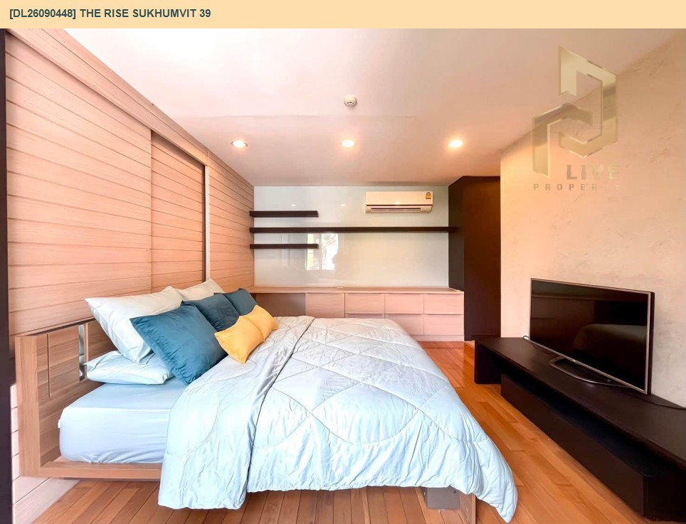 รูป DL26090448 ให้เช่าคอนโด เดอะ ไรซ์ สุขุมวิท 39 (The Rise Sukhumvit 39) ใกล้ BTS พร้อมพงษ์ พร้อมเข้าอยู่ โทรด่วน 0614453194 LineID @952jdxxk - รูปที่ 11/18