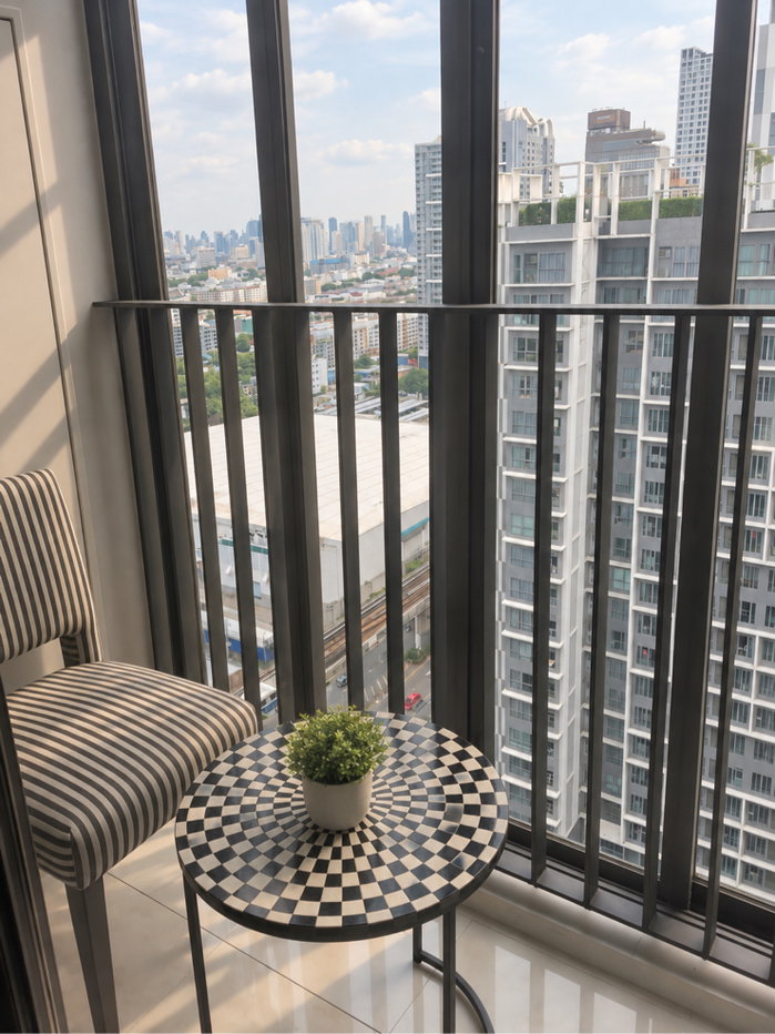 รูป 🔥 ให้เช่า Ideo Mobi Sukhumvit 81 | Duplex 42 ตร.ม. ชั้น 25 | 19,000 บาท/เดือน - รูปที่ 3/6