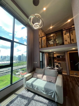For rent Knightsbridge Space Rama9 @Mrt Rama9 2 bedroom 1 bathroom 