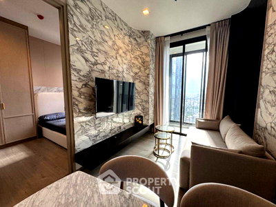 คอนโดให้เช่า : คอนโด 1 ห้องนอน ชั้น 21 The Address Siam-Ratchathewi ใกล้ BTS ราชเทวี 100 ม. (ID 3128552)