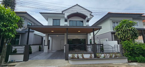 S3001 ขายบ้านเดี่ยว 2 ชั้น ตกแต่งใหม่กริ๊บ บ้านบุรีรมย์ รามอินทรา – ซาฟารี มีถึง 4 ห้องนอน