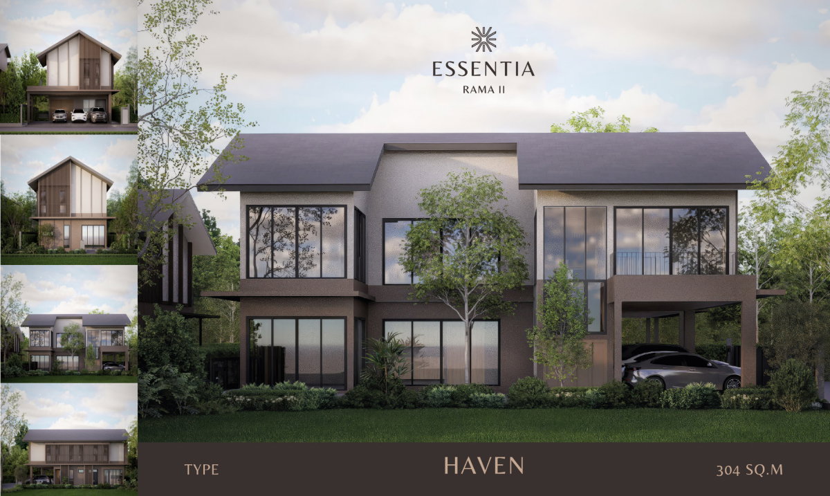 รูป ขายบ้านหรู มือ1 โครงการ Essentia Rama 2 | ราคา 14-36 ล้านบาท | 65-102 ตร.ว. | 4 ห้องนอน 5 ห้องน้ำ 6 ที่จอดรถ | - รูปที่ 42/68